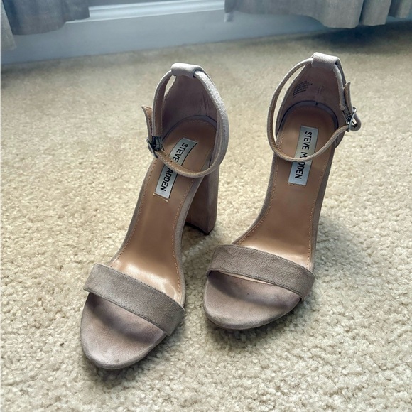 Steve Madden 3in. Open toed ankle strap heels - Picture 1 of 2